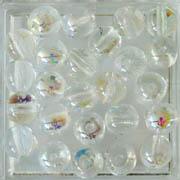 Glasperle transparent