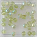 Glass bead Olive green