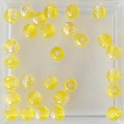 Glasperle gelb