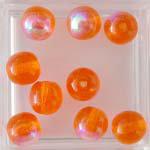 Glasperle Orange