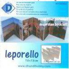 Leporello album 7.5 x 7.5cm