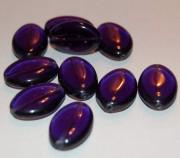 Glasperle Oval Flach 14 x 20 mm