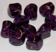 Glasperle Kieselstein 15 mm