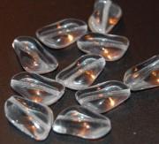 Glass bead Liver shape 10 x 17 mm