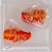 Glasperle Transparentes Dreieck