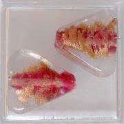Glasperle Transparentes Dreieck