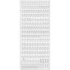 Sticker sheet numbers