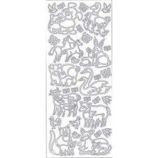 Farm animal sticker sheet