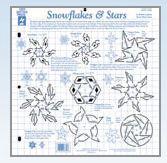 Snowflakes & Stars Template