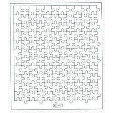 Transparent puzzle stickers