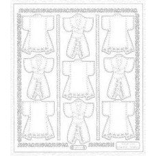 Transparent corset stickers