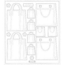 Transparent bag stickers