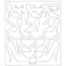 Transparent shoe stickers