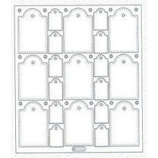 Stickers transparent label round