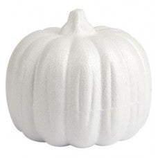 Styrofoam pumpkin