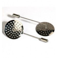 Brooch pin with pin and sieve 25 mm
