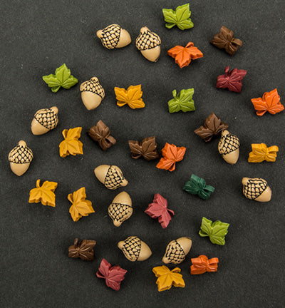 BAND-IT loom charms oak leaf and acorns