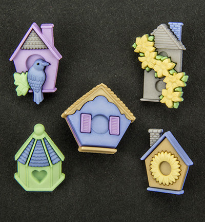 BAND-IT loom charms birdhouses