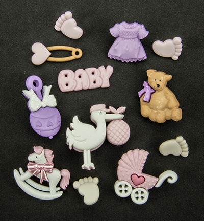 BAND-IT loom charms baby girl