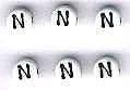 Buchstabenperle