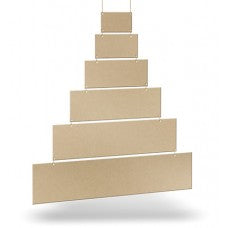 Christmas tree 6-piece incl. rope