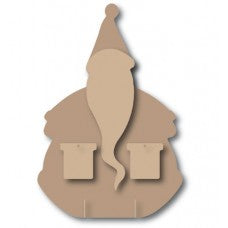 Weihnachtsmann mit Adventskalender