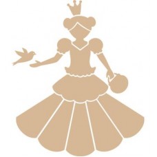 Wanddeko XL Prinzessin