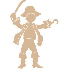 Wanddeko XL Pirat