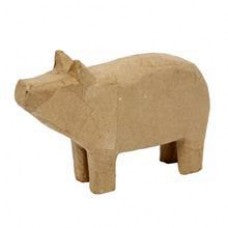 Großes Pappmaché-Schwein