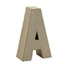 Buchstabe A aus Pappmaché