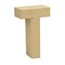 Buchstabe T aus Pappmaché