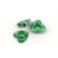 eyelets hart 10mm groen