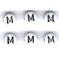 Buchstabenperle M