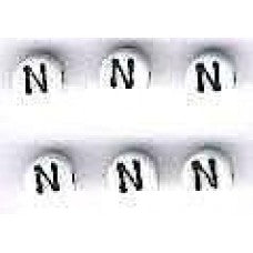 Buchstabenperle N