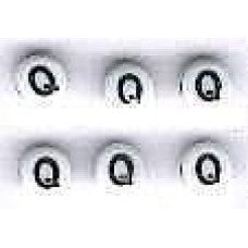 Buchstabenperle Q