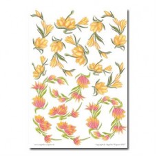 Rub on yellow flower