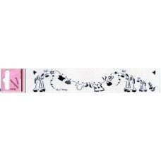 Zebra stencil border