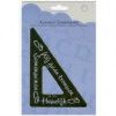 Alphabet embossing Happy Birthday