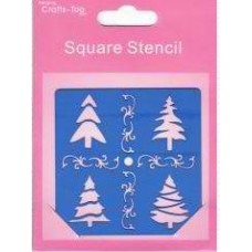 Embossing stencil trees