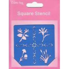 Embossing stencil flowers