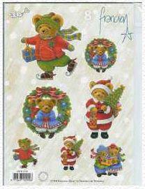 Francien bears cutting sheet