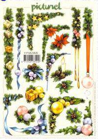 Cutting sheet garlands