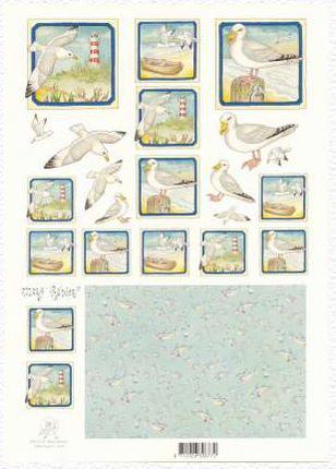 Seagull cutting sheet