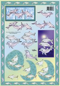 Cutting sheet dolphin 1