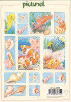 Cutting sheet Picturel sea animals