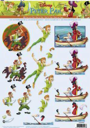 Cutting sheet Peter Pan 1