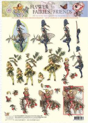 Flower Fairies 45 Cutting Sheet