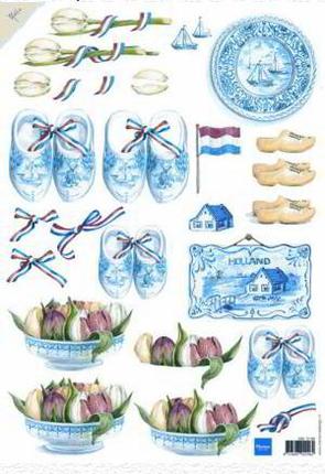 Mattie Delft Blue Cutting Sheet