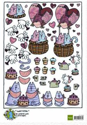 Corries Sweet Kitties Cutting Sheet