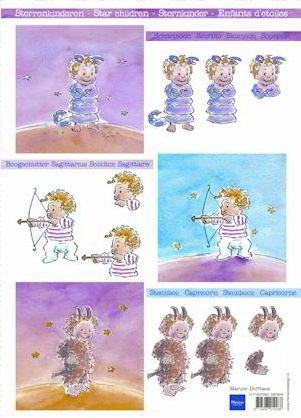 Cutting sheet Star Children 4